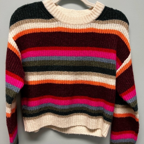 American Eagle Women’s Multi- Colored Striped Sweater Size XS - Picture 1 of 5